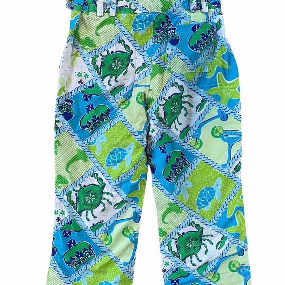 Girl’s Lilly Pulitzer Capri Wide Leg Pants Size 10 - Picture 2 of 6
